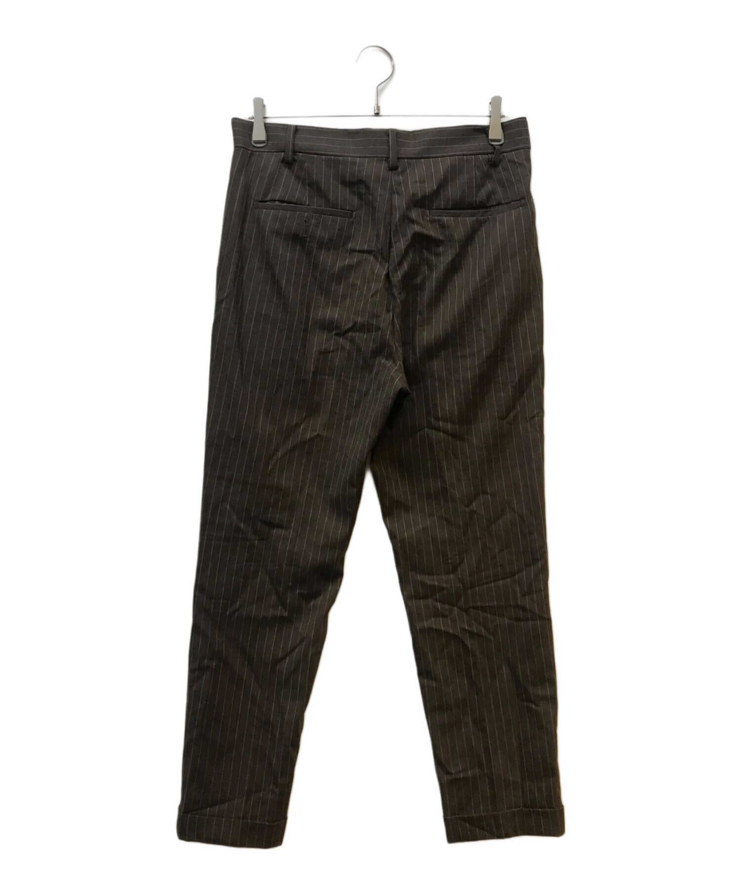 中古・古着通販】WACKO MARIA (ワコマリア) ストライプパンツ ブラウン