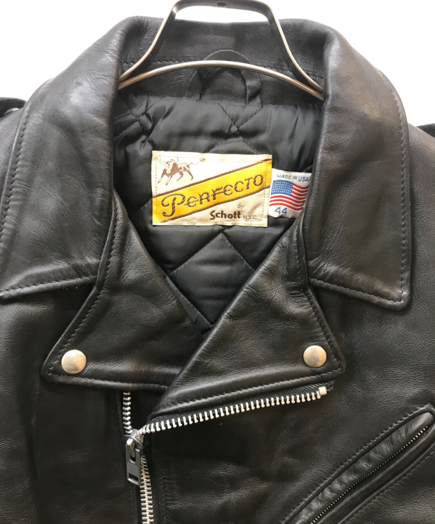 中古・古着通販】Schott (ショット) ダブルライダースジャケット