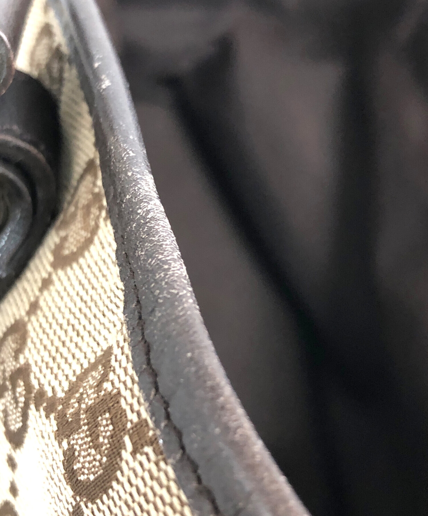 中古・古着通販】GUCCI (グッチ) GG柄 シェリーライン トートバッグ