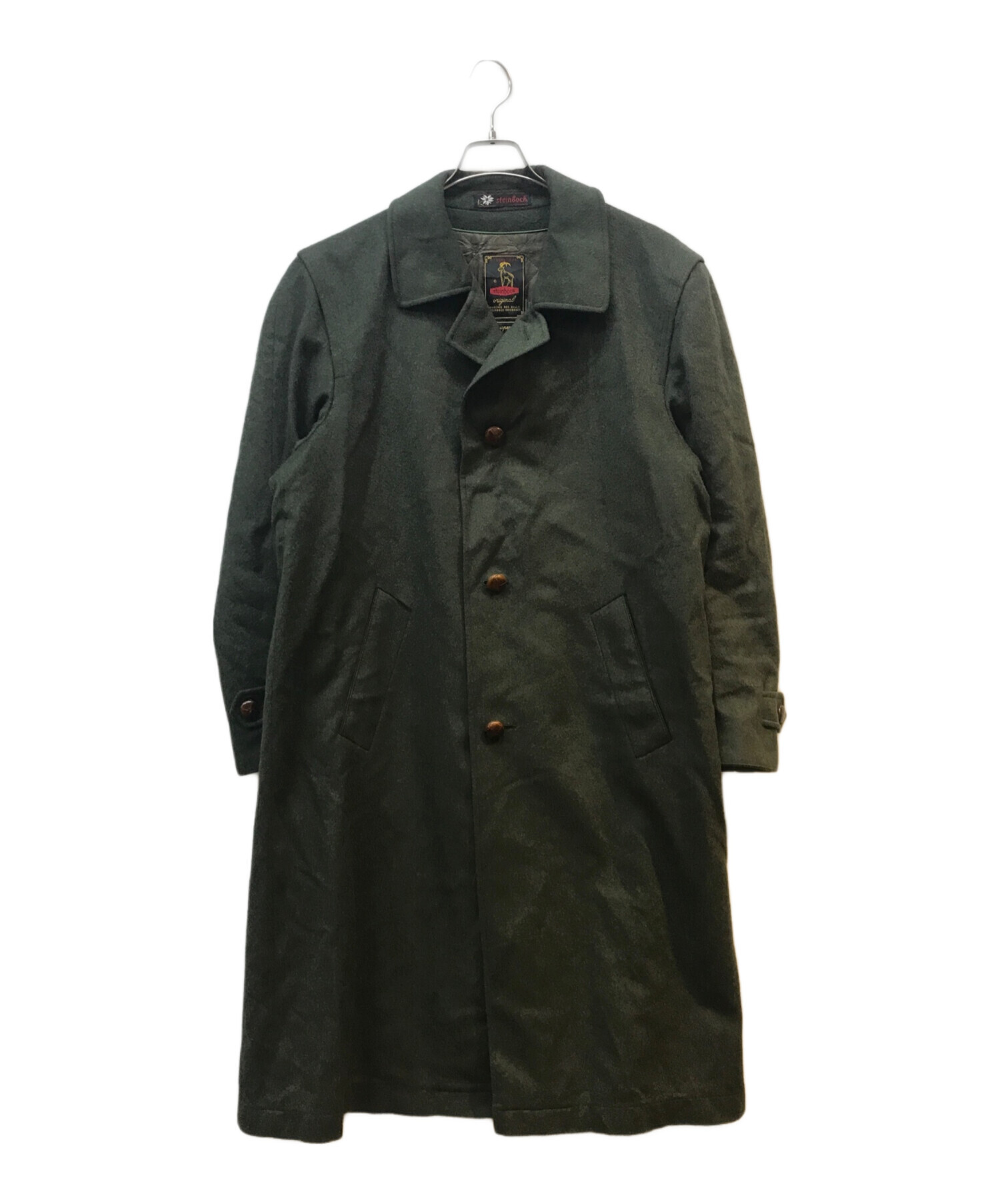 中古・古着通販】STEINBOCK (スタインボック) ステンカラーコート 