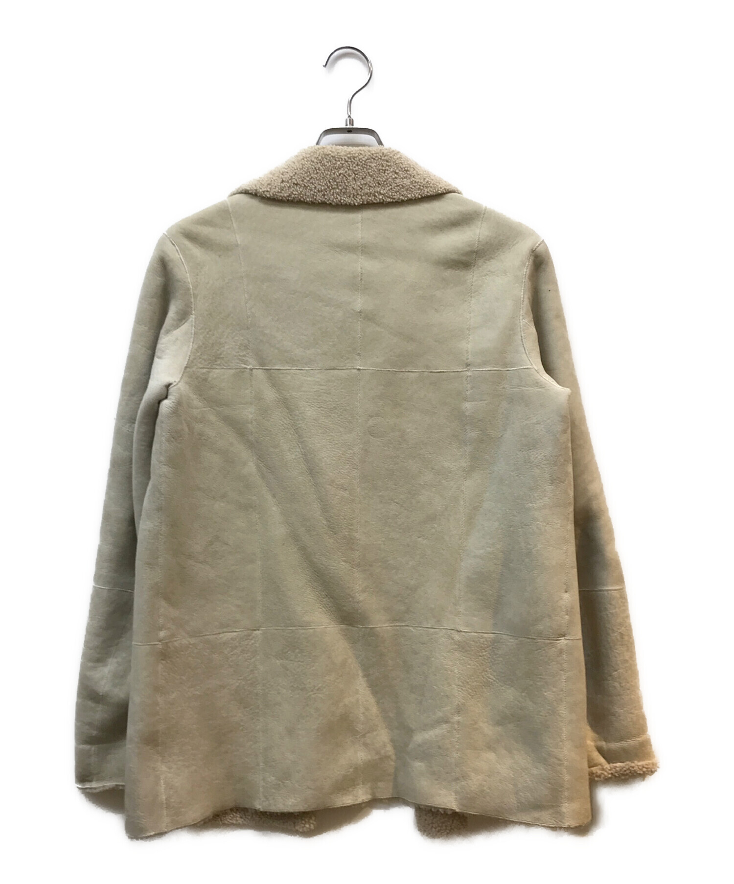 中古・古着通販】LOEWE (ロエベ) ムートントッパージャケット ベージュ 