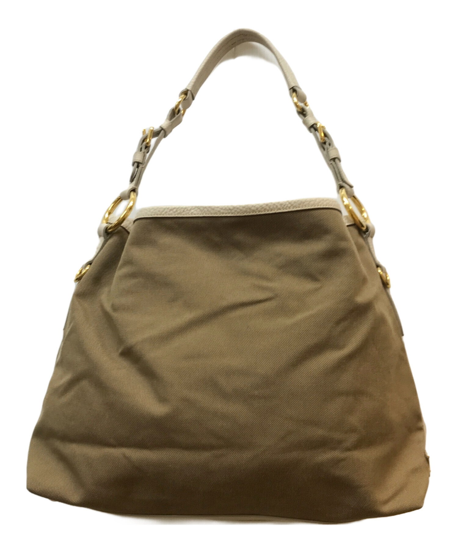 中古・古着通販】PRADA (プラダ) ロゴジャガードショルダーバッグ