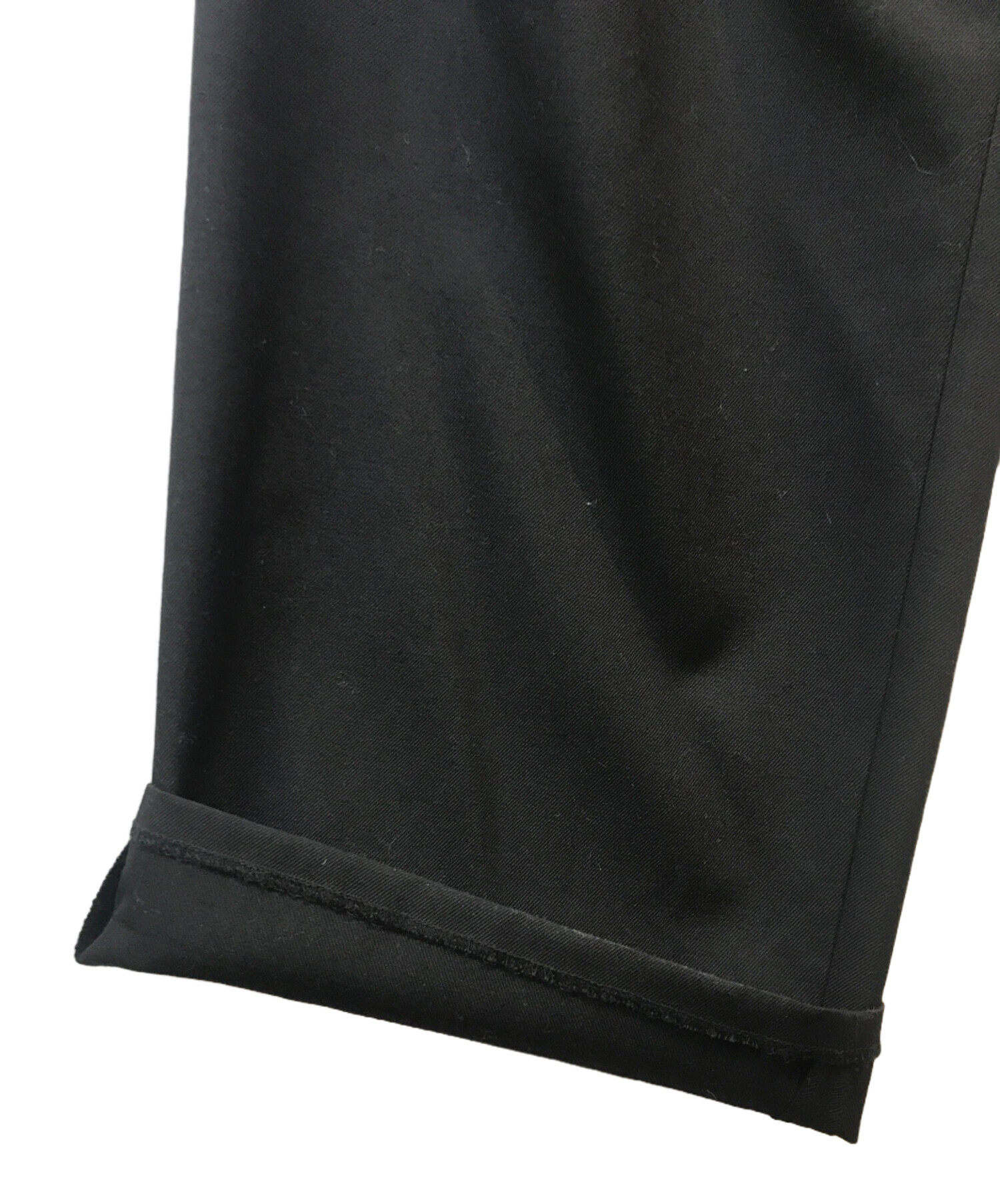 中古・古着通販】AFIIT (アフィット) 3TUCK EASY WIDE SLACKS ブラック 