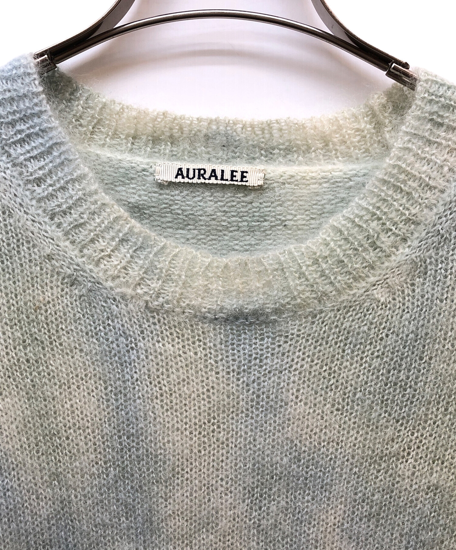 中古・古着通販】AURALEE (オーラリー) SUPER KID MOHAIR TIE DYE KNIT