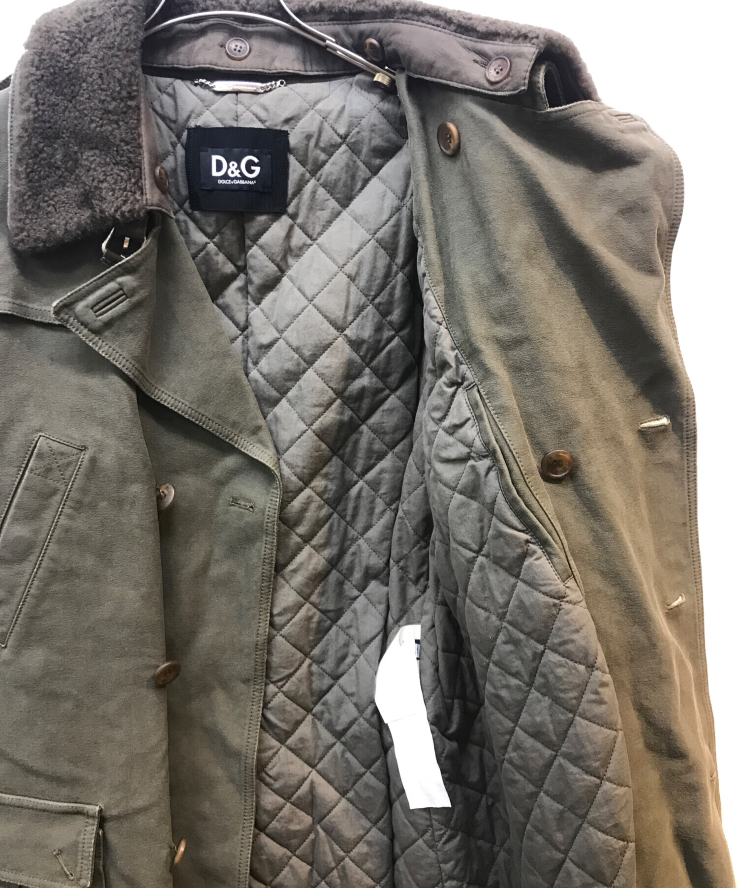 中古・古着通販】DOLCE & GABBANA (ドルチェ＆ガッバーナ) 襟ボア