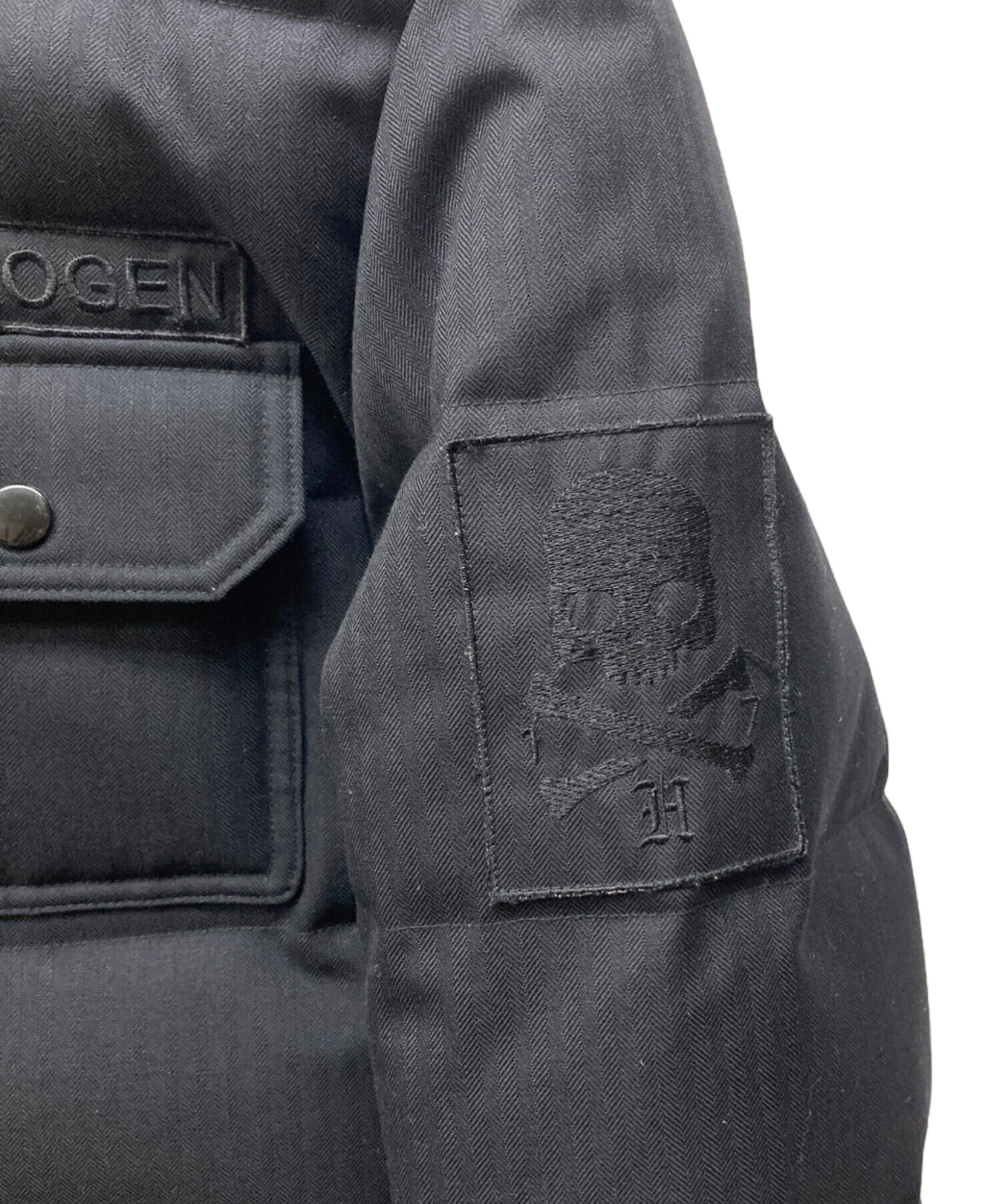 中古・古着通販】HYDROGEN (ハイドロゲン) ダウンジャケット ブラック