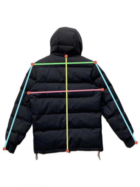 中古・古着通販】HYDROGEN (ハイドロゲン) ダウンジャケット ブラック