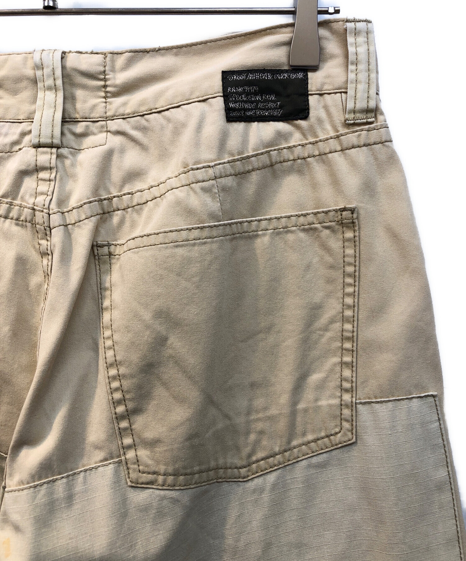 中古・古着通販】stussy (ステューシー) ダブルニーカーゴパンツ 