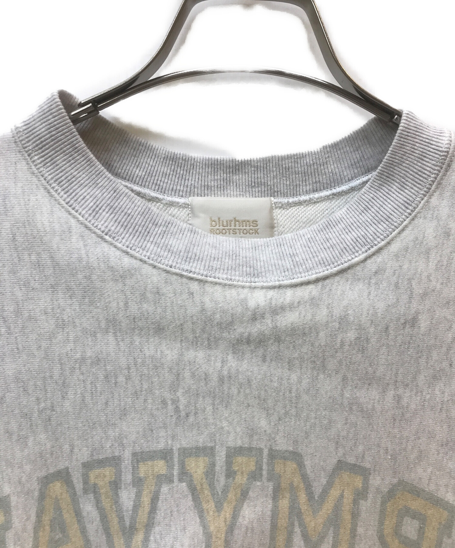 blurhmsROOTSTOCK スウェット F グレー 【古着】【中古】 中古・古着通販】blurhms ROOTSTOCK (ブラームスルーツストック