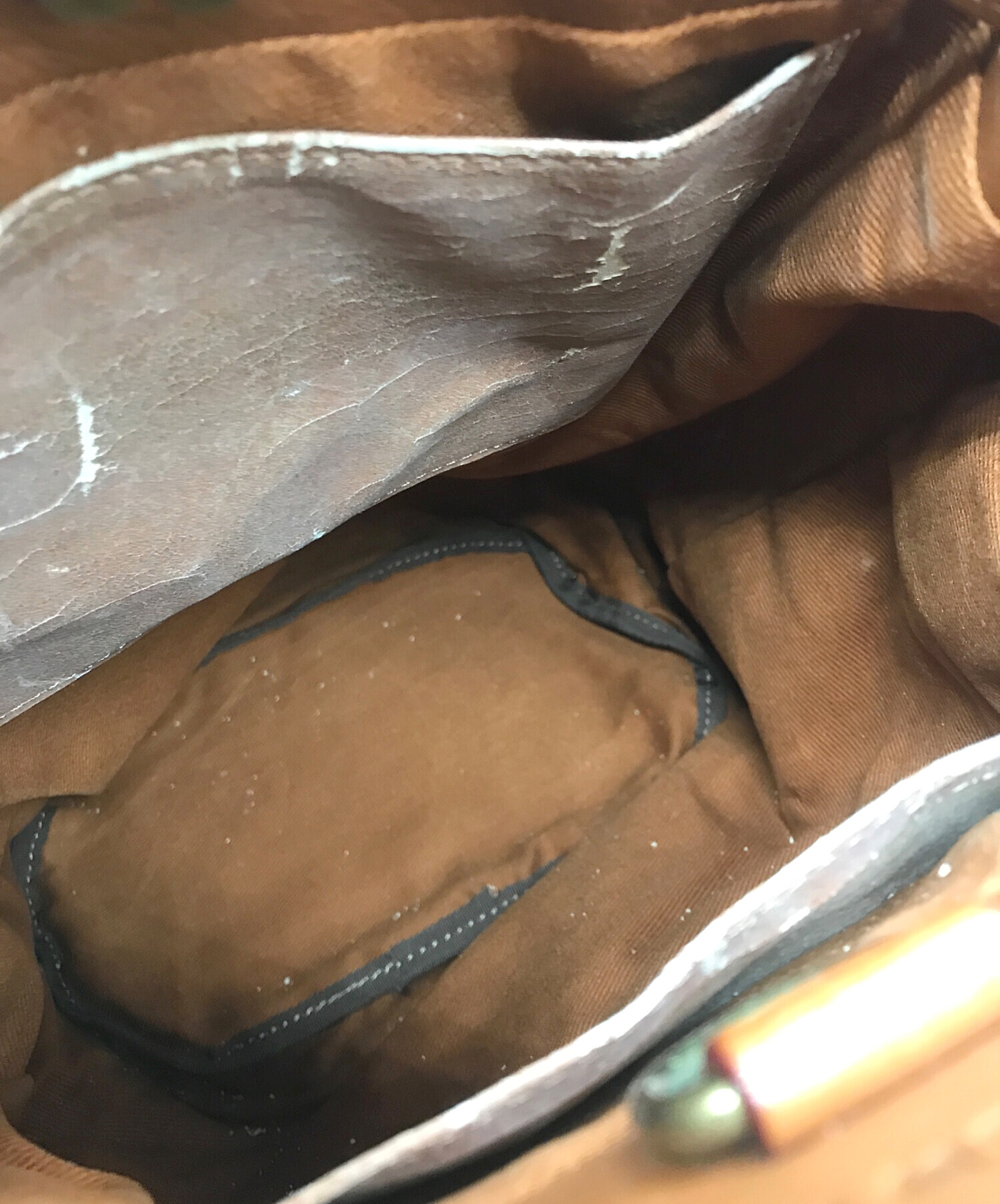 ララ様 leather craft by Emi キャンバス ショルダーバッグ 中古・古着通販】leather craft by emi (レザークラフトバイエミ