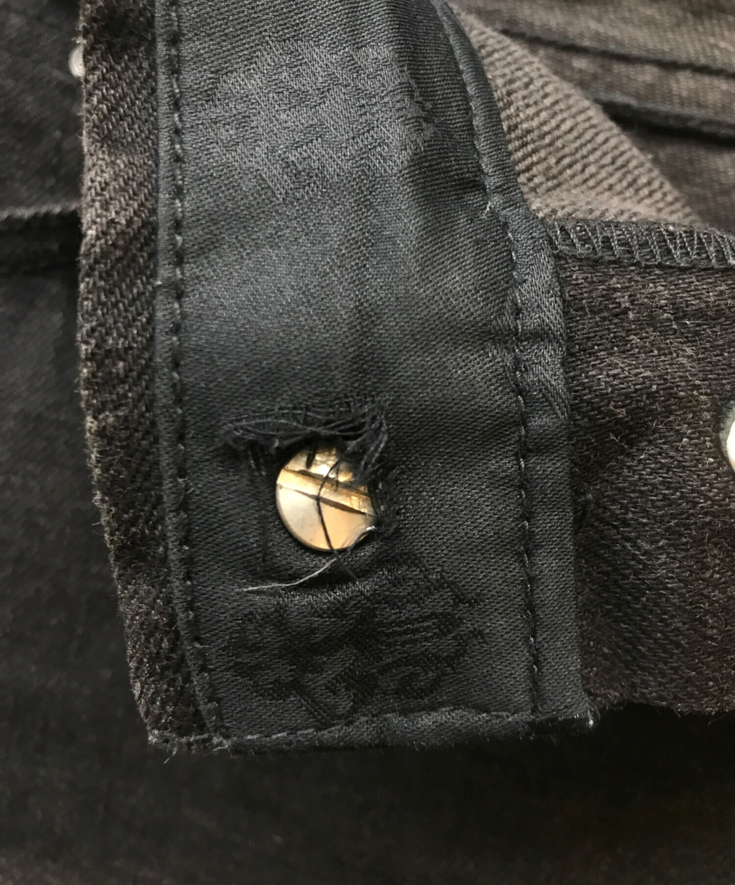 中古・古着通販】CHROME HEARTS (クロムハーツ) ブラックデニム