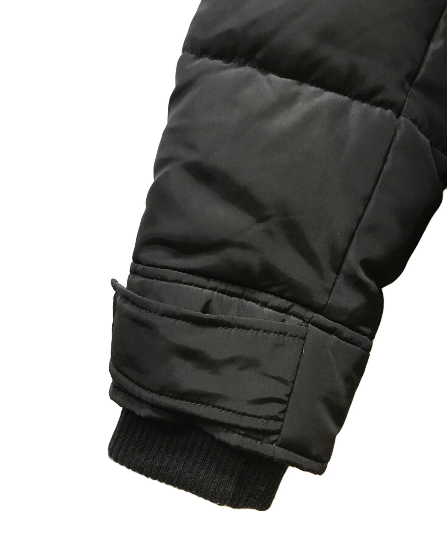 DIESEL / 中綿ジャケット/S/ポリエステル/BLK/無地/a12722 中古・古着通販】DIESEL (ディーゼル) 中綿ジャケット ブラック サイズ