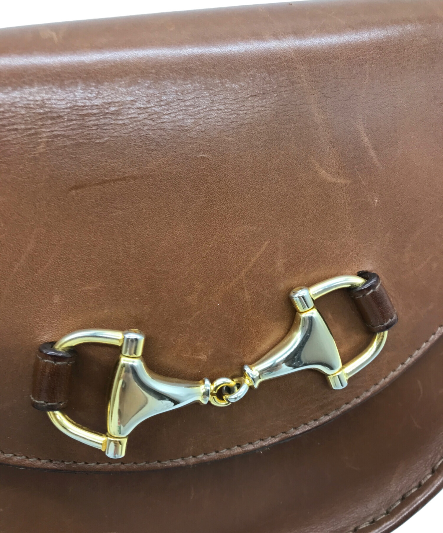 中古・古着通販】GUCCI (グッチ) オールドホースビットショルダー 