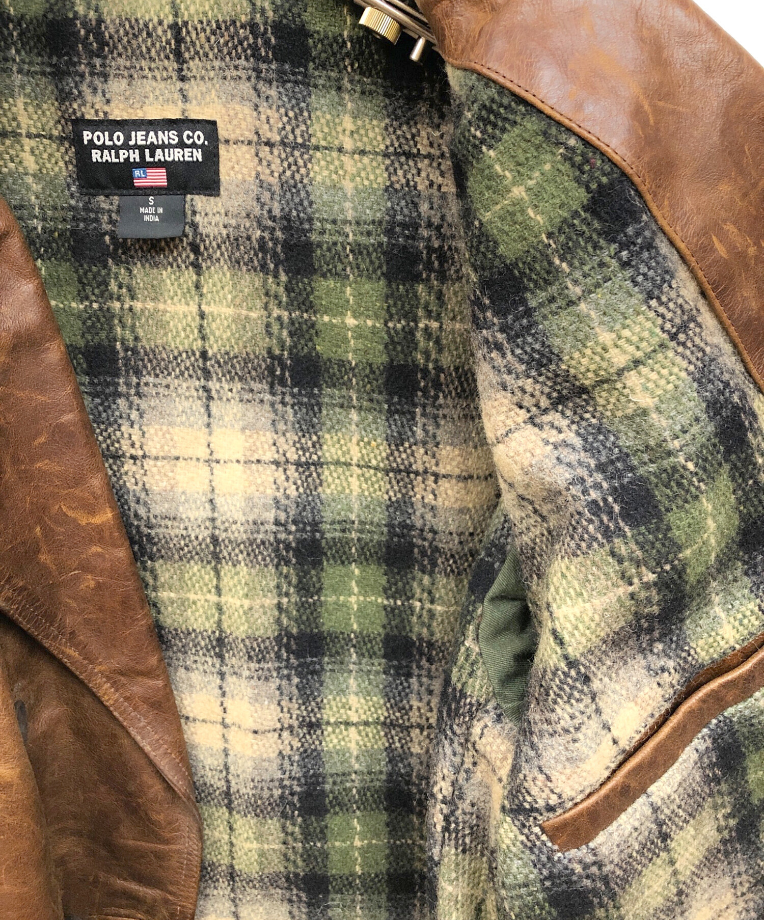 中古・古着通販】POLO JEANS CO. (ポロジーンズカンパニー) レザーカー