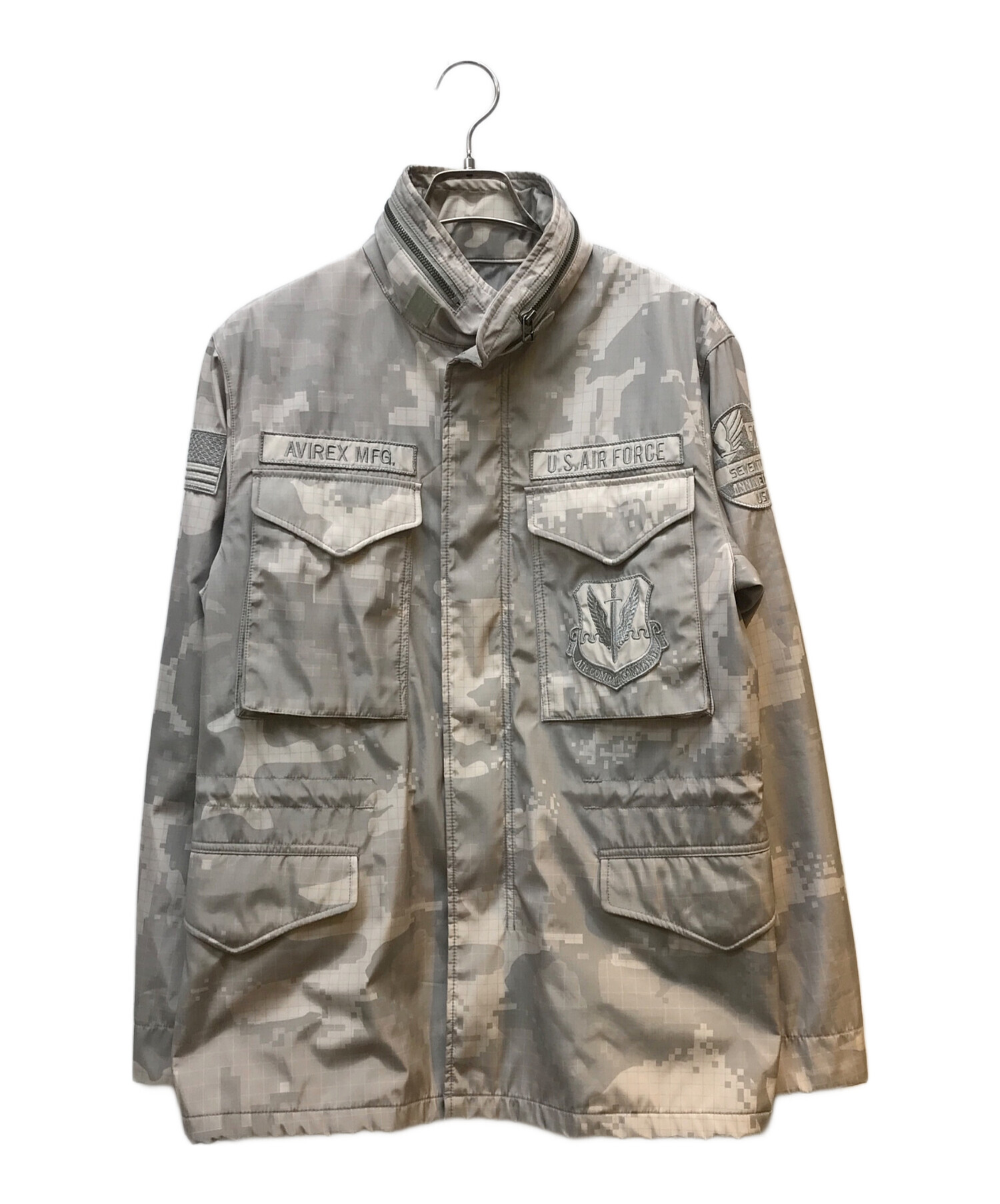 中古・古着通販】AVIREX (アヴィレックス) M65ジャケット グレー 