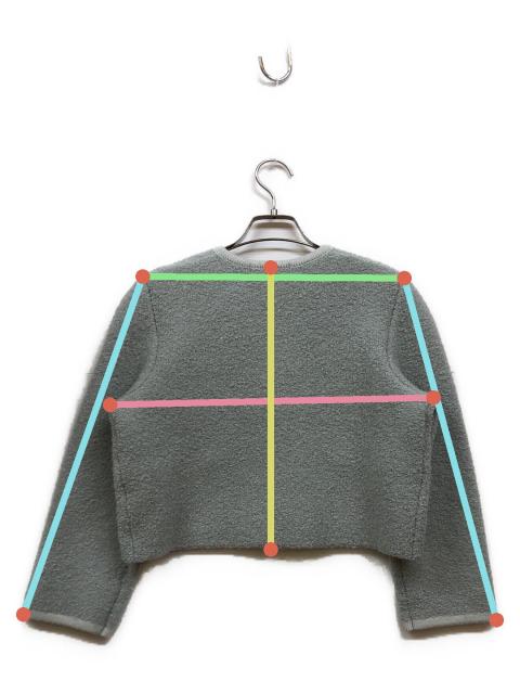 アプワイザーリッシェ♡ラメブークレニットジャケット新品 新品未使用】アプワイザーリッシェ ラメブークレニット