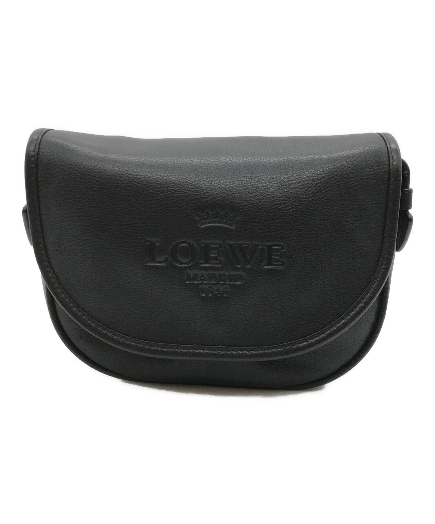 中古・古着通販】LOEWE (ロエベ) ヘリテージ ロゴ ショルダーバッグ 