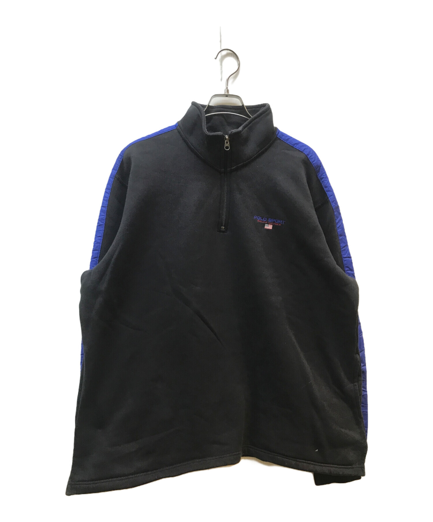 ポロスポーツ ラルフローレン／スウェット ハーフジップ 裏起毛 90s