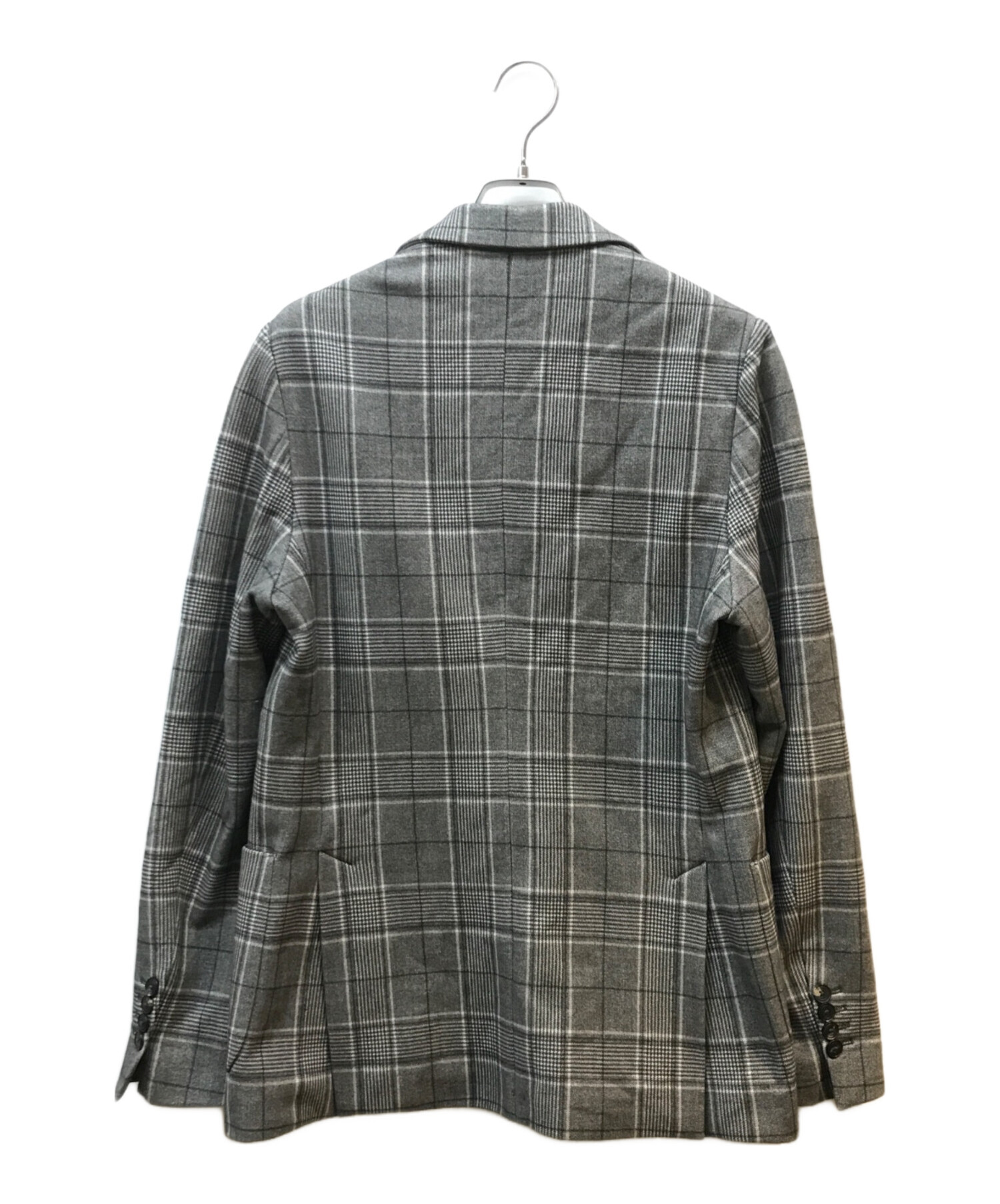 未使用 CIRCOLO チルコロ ジャージーコート 48 グレンチェック 未使用 CIRCOLO チルコロ ジャージーコート 48 グレンチェック