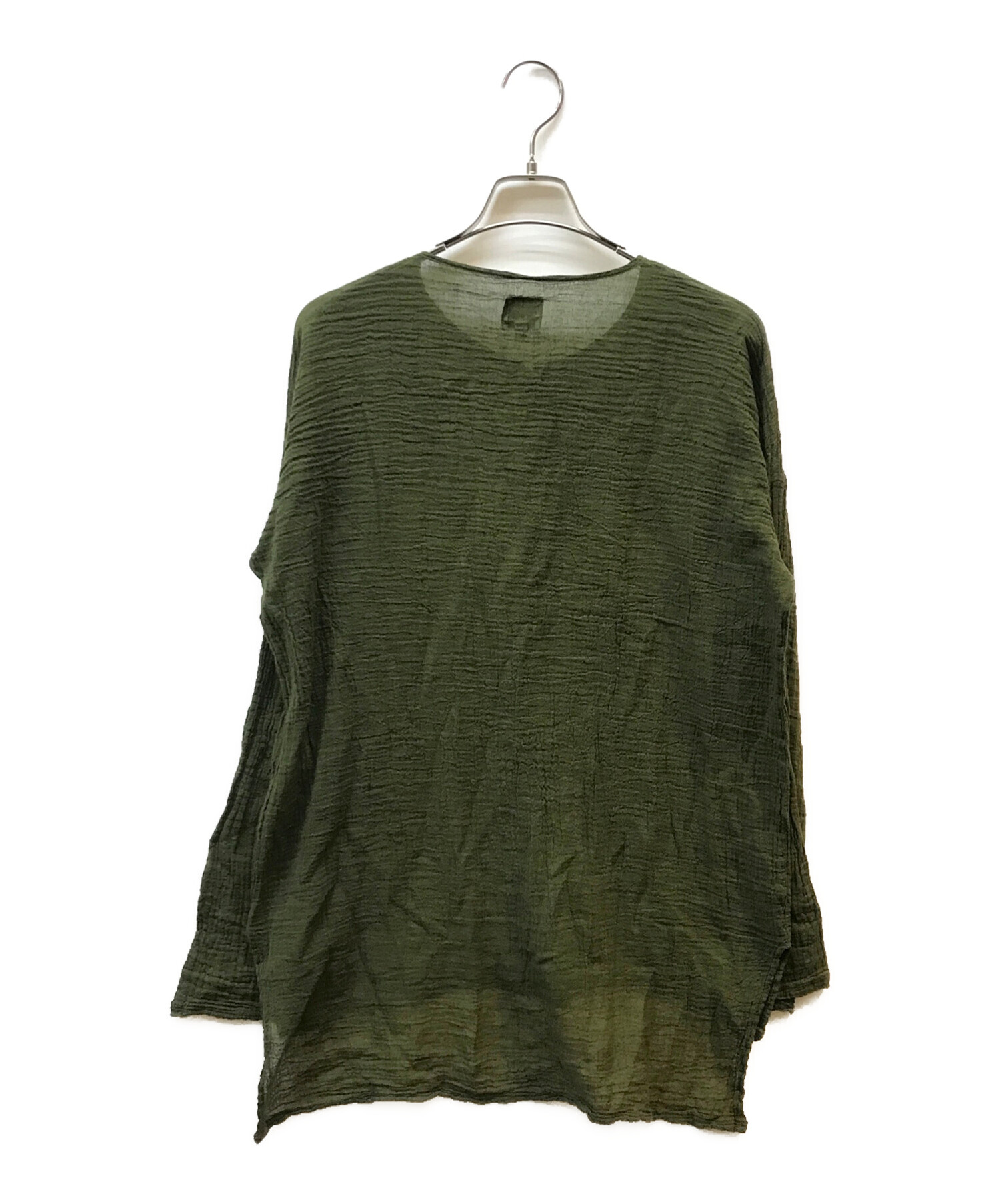 Plage アトリエフランセ 別注 HENLY NECK L/SL シャツ Plage アトリエフランセ 別注 HENLY NECK L/SL シャツ plage HENLY