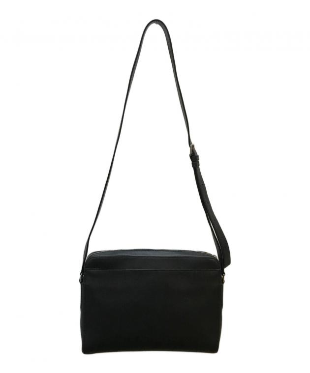 【未使用に近い】ポールスミス マルチストライプ ショルダーバッグ レザー 黒 中古・古着通販】PAUL SMITH (ポールスミス) マルチストライプレザー