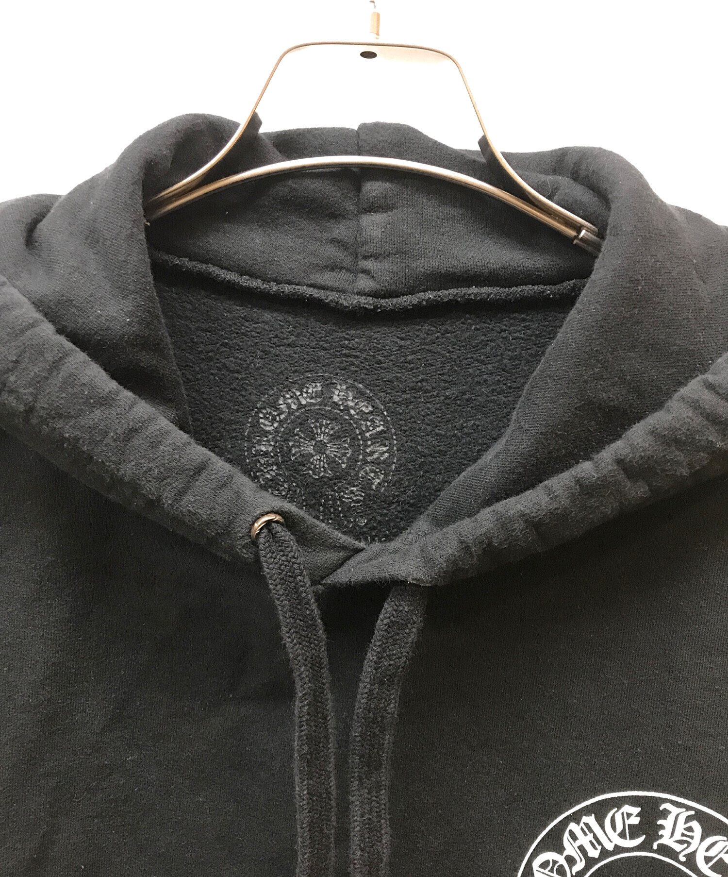 クロムハーツ　パーカー　初期　中古　ＸＬ CHROME HEARTS (クロムハーツ) SWTSHRT HD ZIP CHプラス ジップパーカー ブラック サイズ:SIZE XL