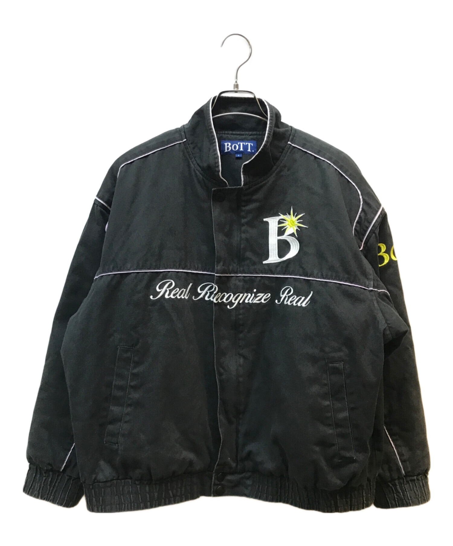 中古・古着通販】BoTT (ボット) Cotton Racing Jacket ブラック サイズ 