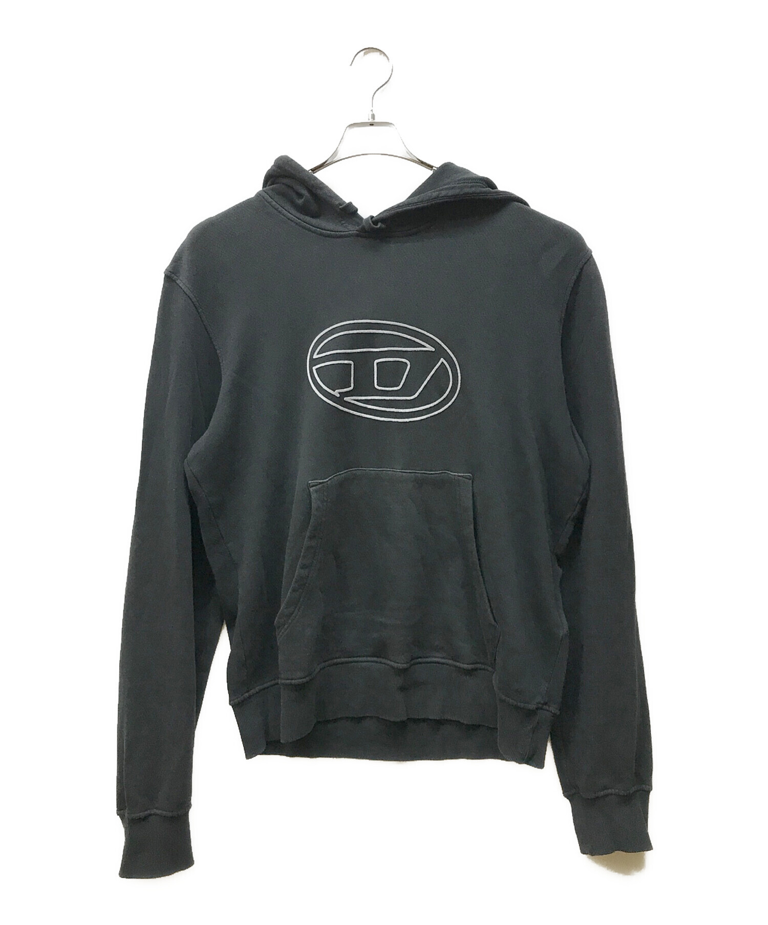 中古・古着通販】DIESEL (ディーゼル) S-GINN-HOOD ブラック サイズ:L 