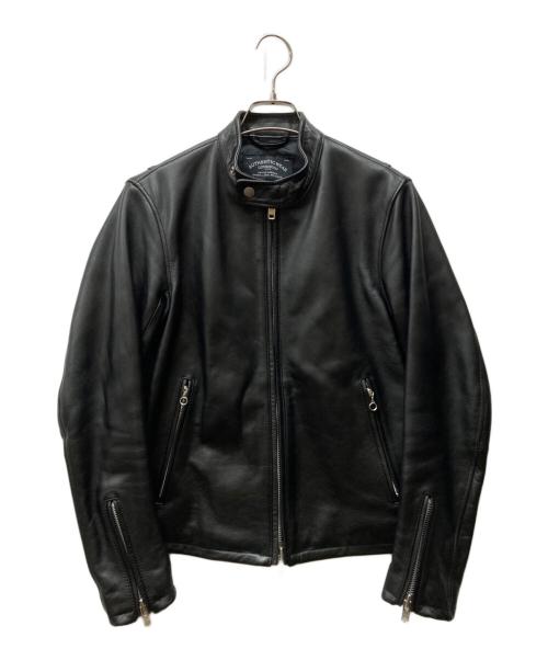 【新品タグ付】グリーンレーベルリラクシング　シングルライダースジャケット　S　革 中古・古着通販】green label relaxing (グリーンレーベルリラクシング