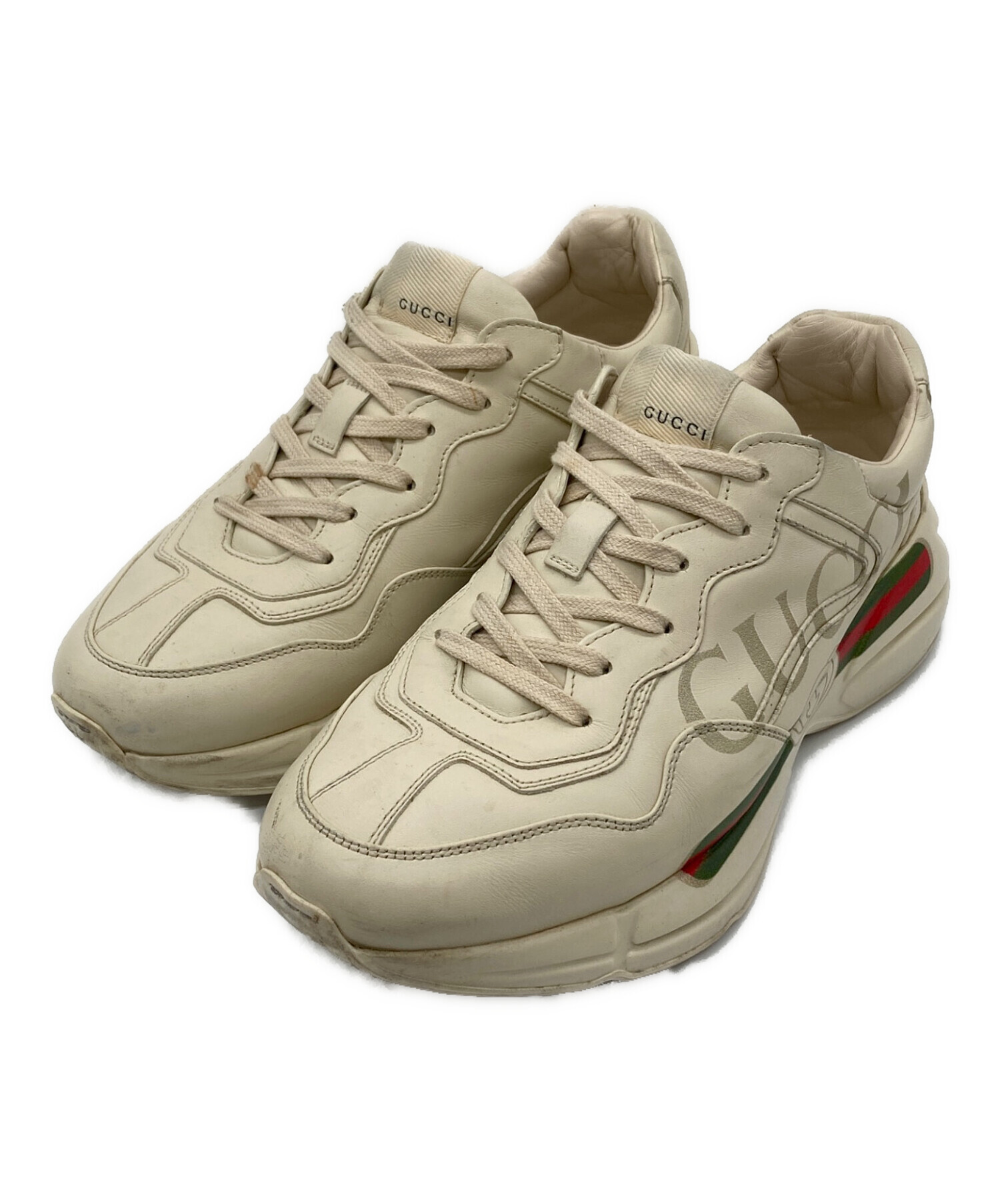 【prestige0830様】GUCCI グッチ ライトン スニーカー 新品 GUCCIグッチ スニーカー ライトンスニーカー 10.5(29.5cm) 中古