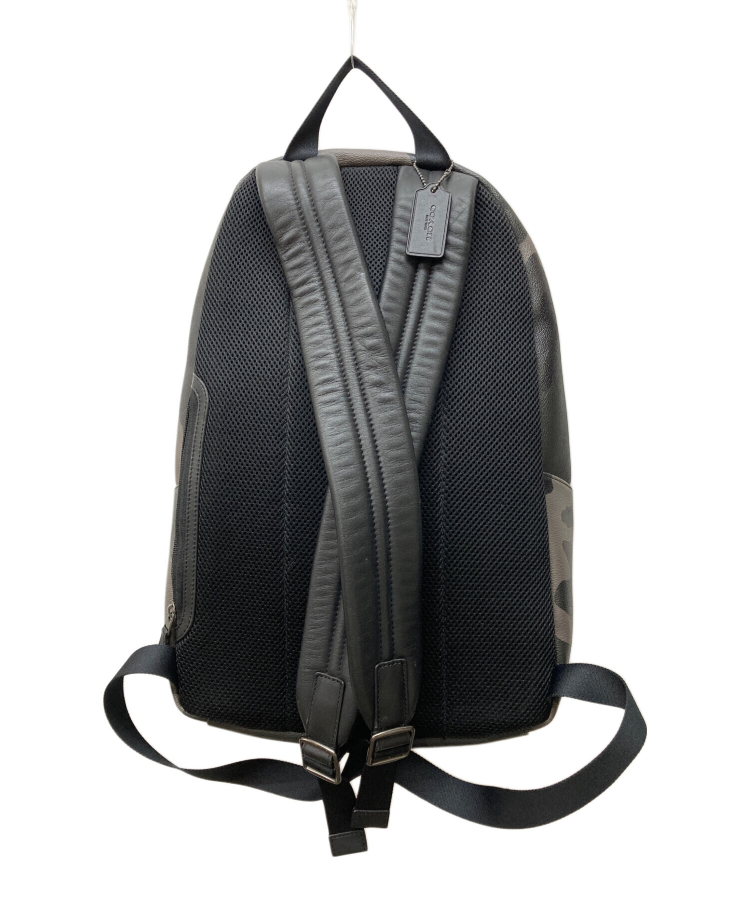 中古・古着通販】COACH (コーチ) カモフラバックパック グレー  