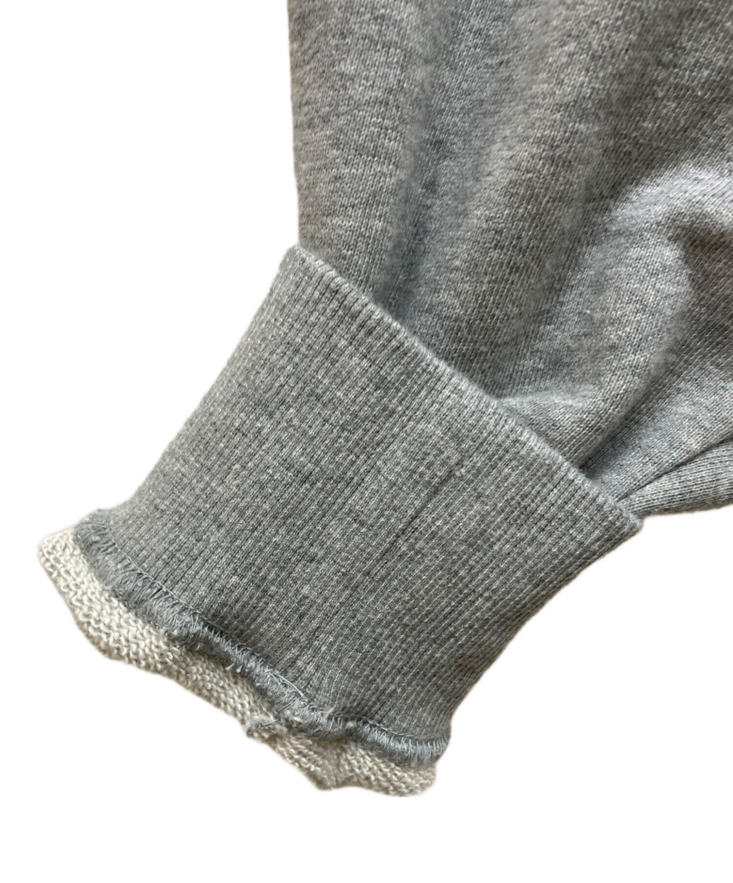 中古・古着通販】HUF (ハフ) ハーフジップスウェット グレー サイズ