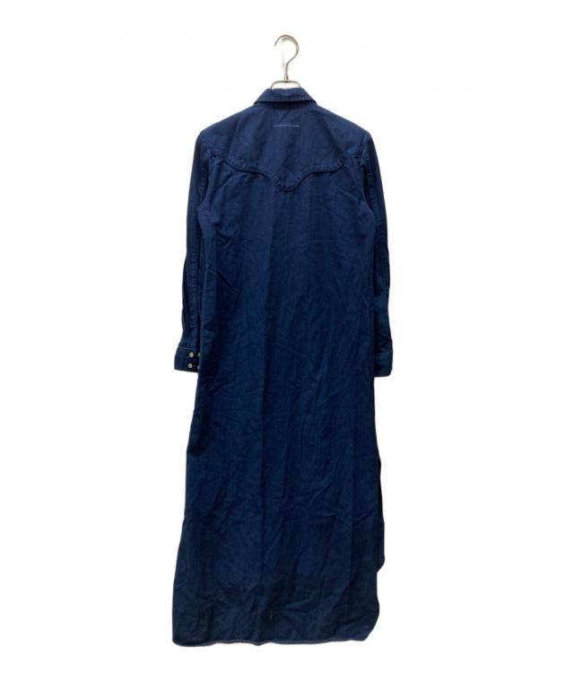 MM6 メゾンマルジェラ オーバーサイズシャツ ワンピース デニムコート