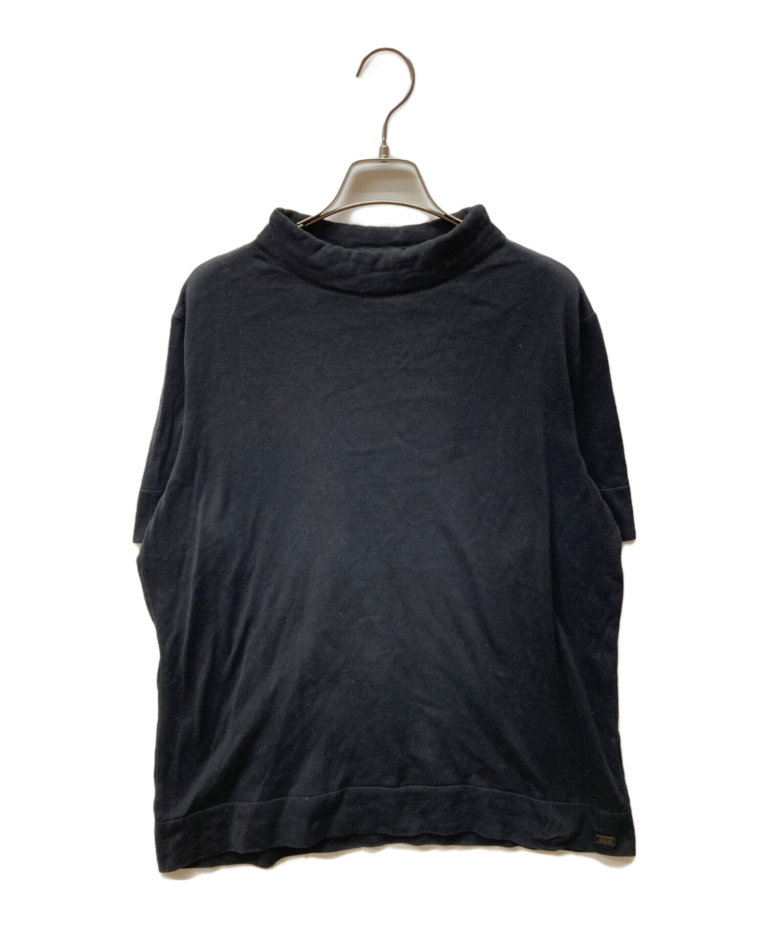 中古・古着通販】CHANEL (シャネル) ロゴプレートハイネックTシャツ 