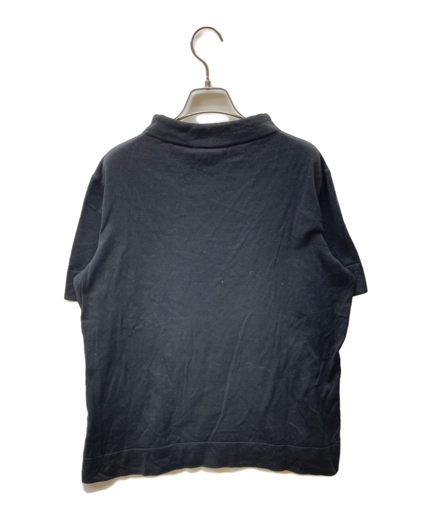 中古・古着通販】CHANEL (シャネル) ロゴプレートハイネックTシャツ 