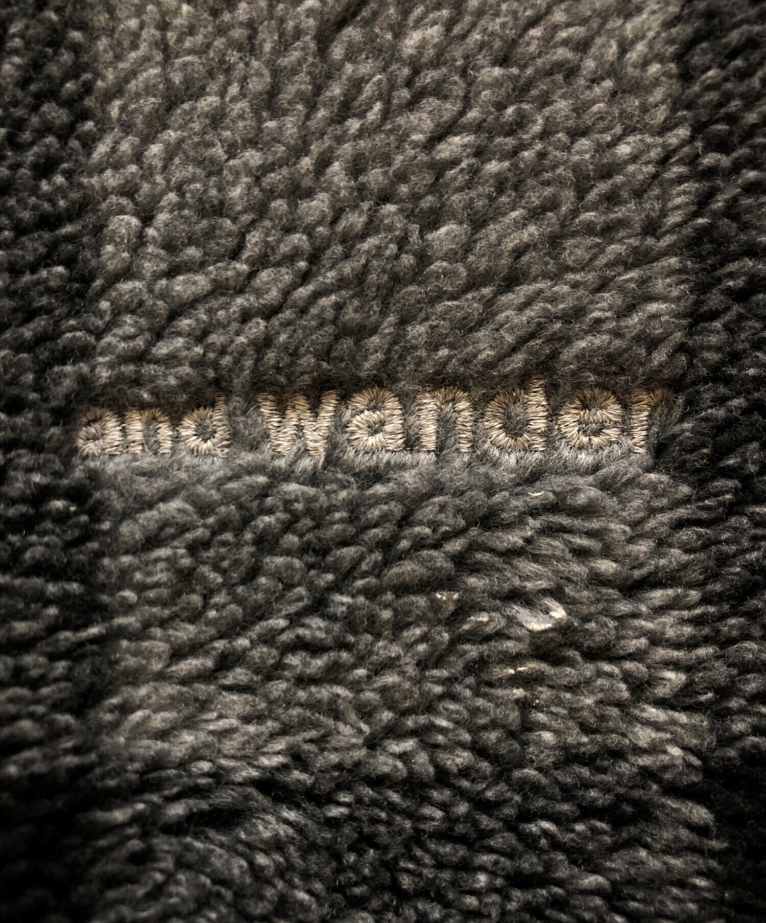 中古・古着通販】and wander (アンドワンダー) ボアジップベスト