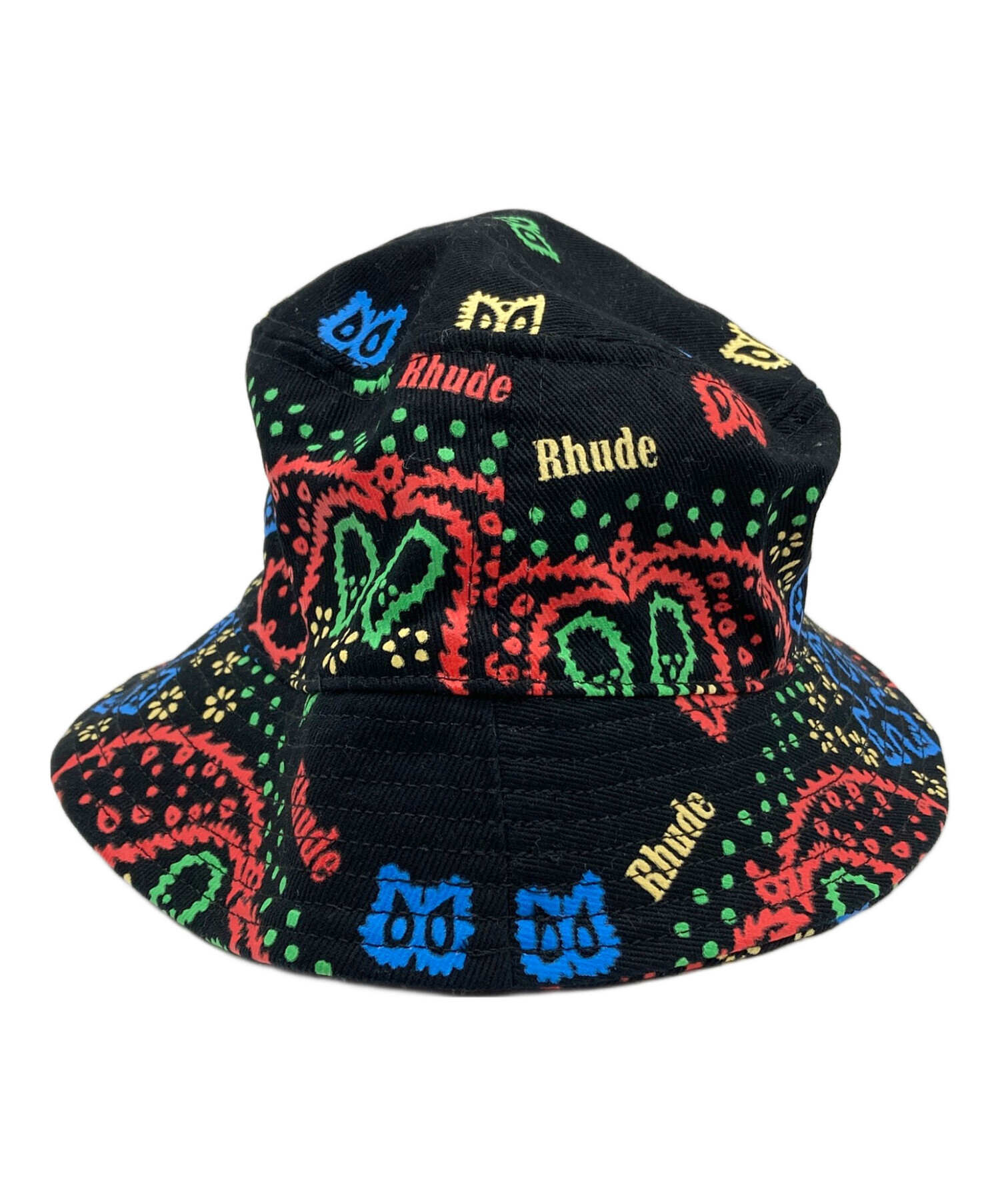 中古・古着通販】RHUDE (ルード) BANDANA BUCKET HAT ブラック 