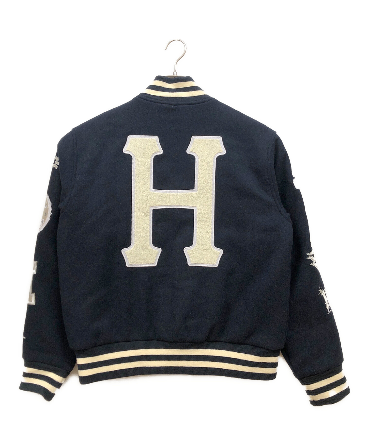 中古・古着通販】HUF (ハフ) 20 Year Classic H Varsity JKT ネイビー