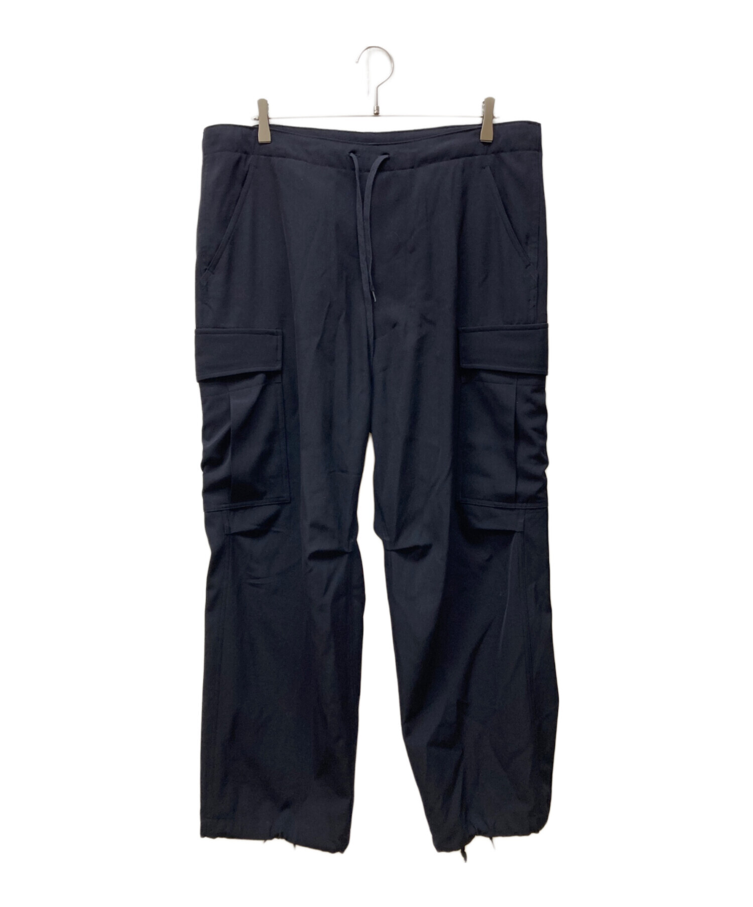 21ssCOMOLI コモリウールギャバ 6Pパンツカーゴパンツサイズ1ネイビー