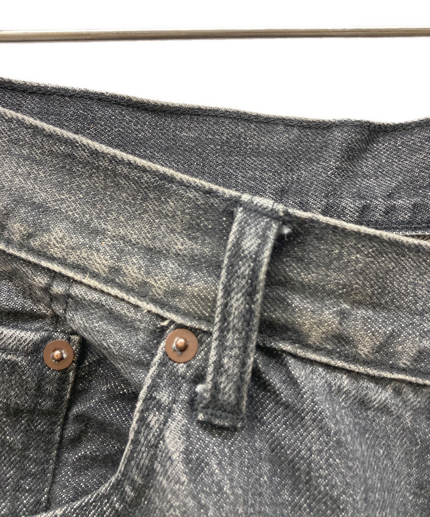 中古・古着通販】A.PRESSE (アプレッセ) WASHED DENIM PANT グレー 