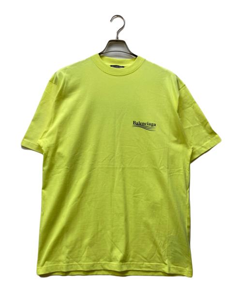 【新品未使用】BALENCIAGA ロゴTシャツ 蛍光イエロー M タグ付き 3001017864651022_01_4303w.jpeg
