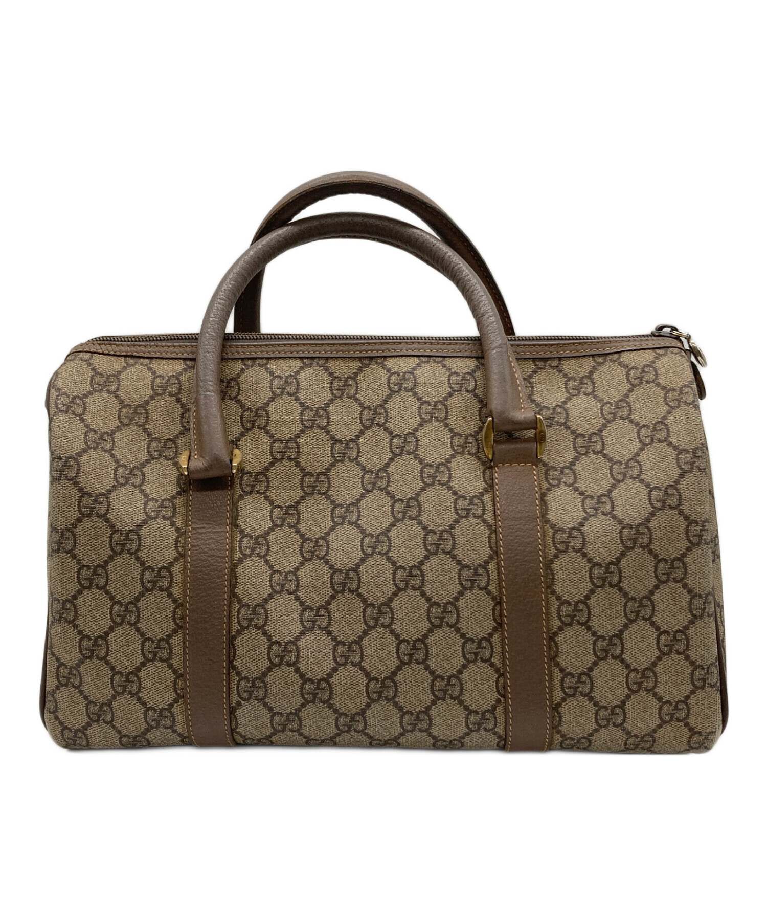 中古・古着通販】GUCCI (グッチ) ミニボストンバッグ ブラウン 
