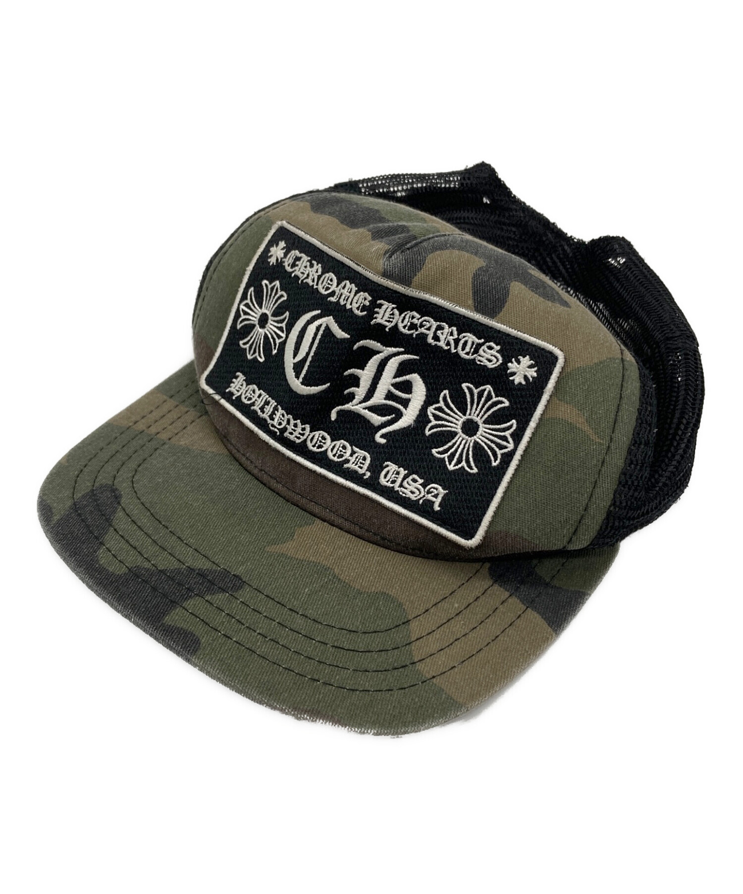 中古・古着通販】CHROME HEARTS (クロムハーツ) トラッカーキャップ 