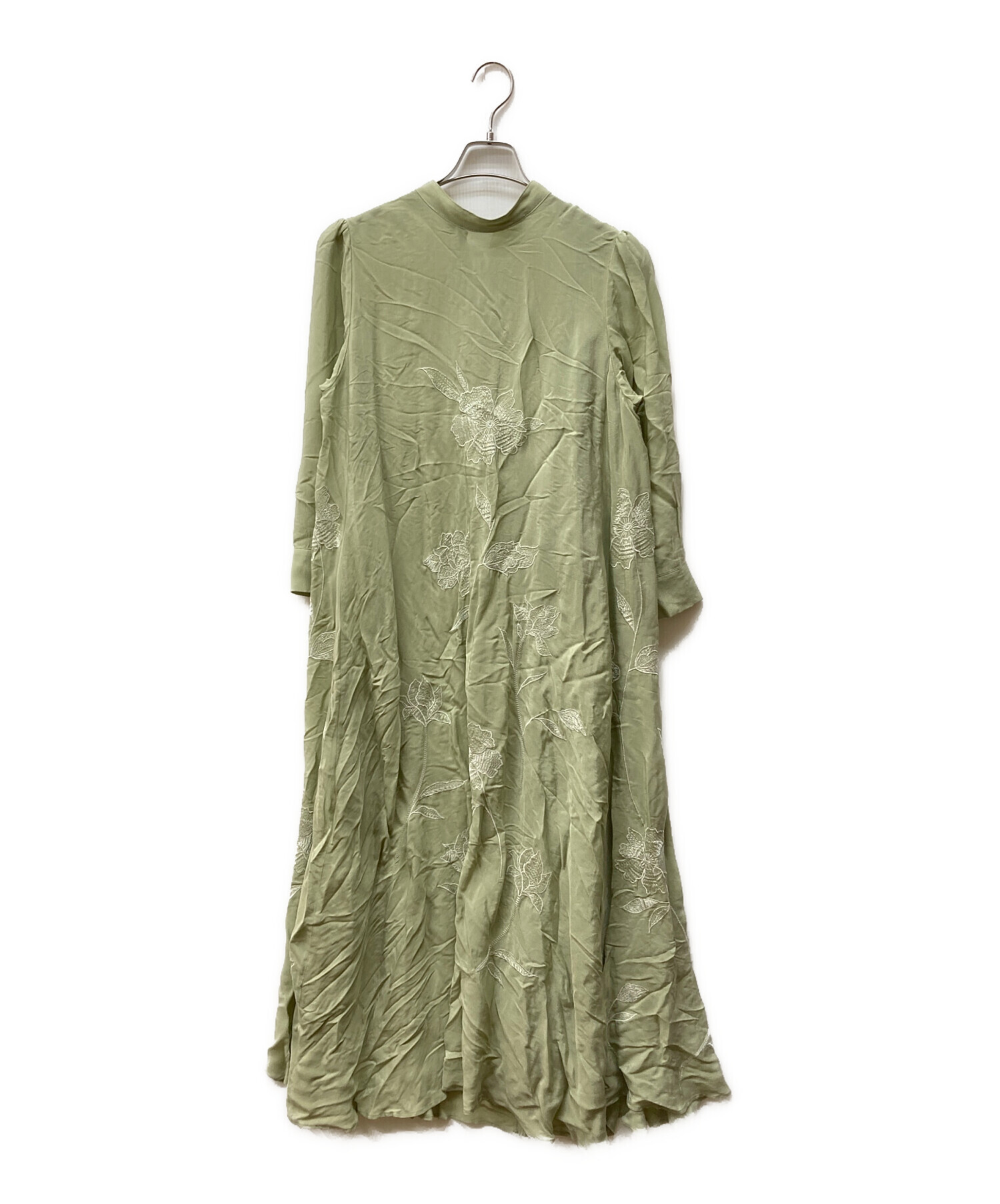 中古・古着通販】AMERI (アメリ) 2WAY FLOWER GARDEN DRESS グリーン 