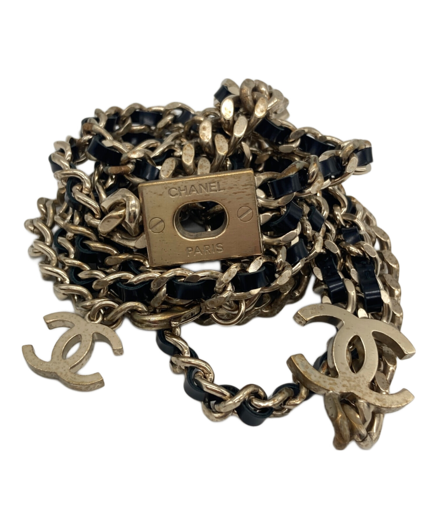 中古・古着通販】CHANEL (シャネル) ココマークチェーンベルト