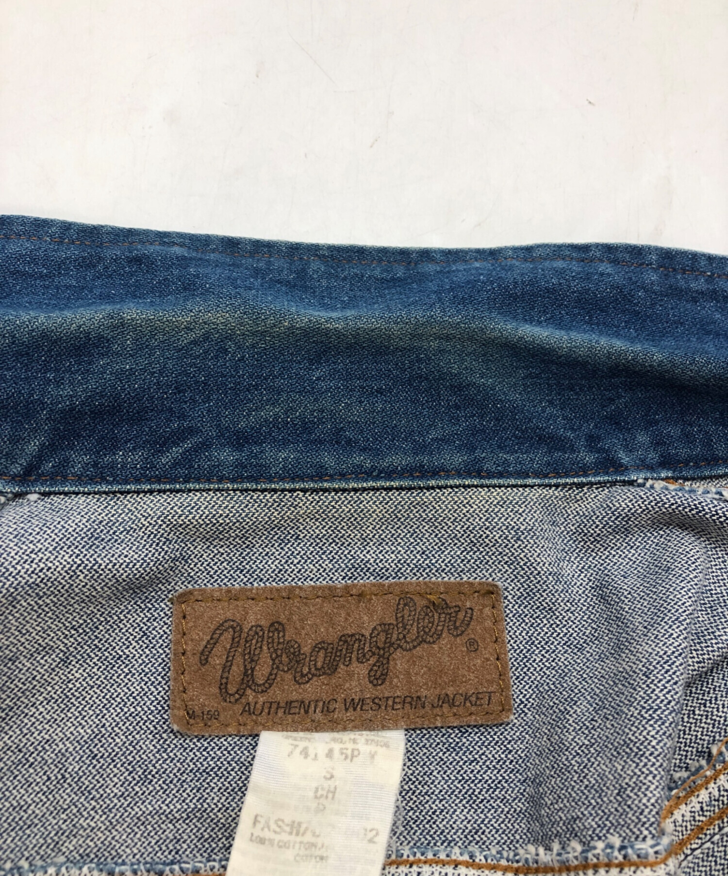 中古・古着通販】Wrangler (ラングラー) 74145デニムジャケット ブルー