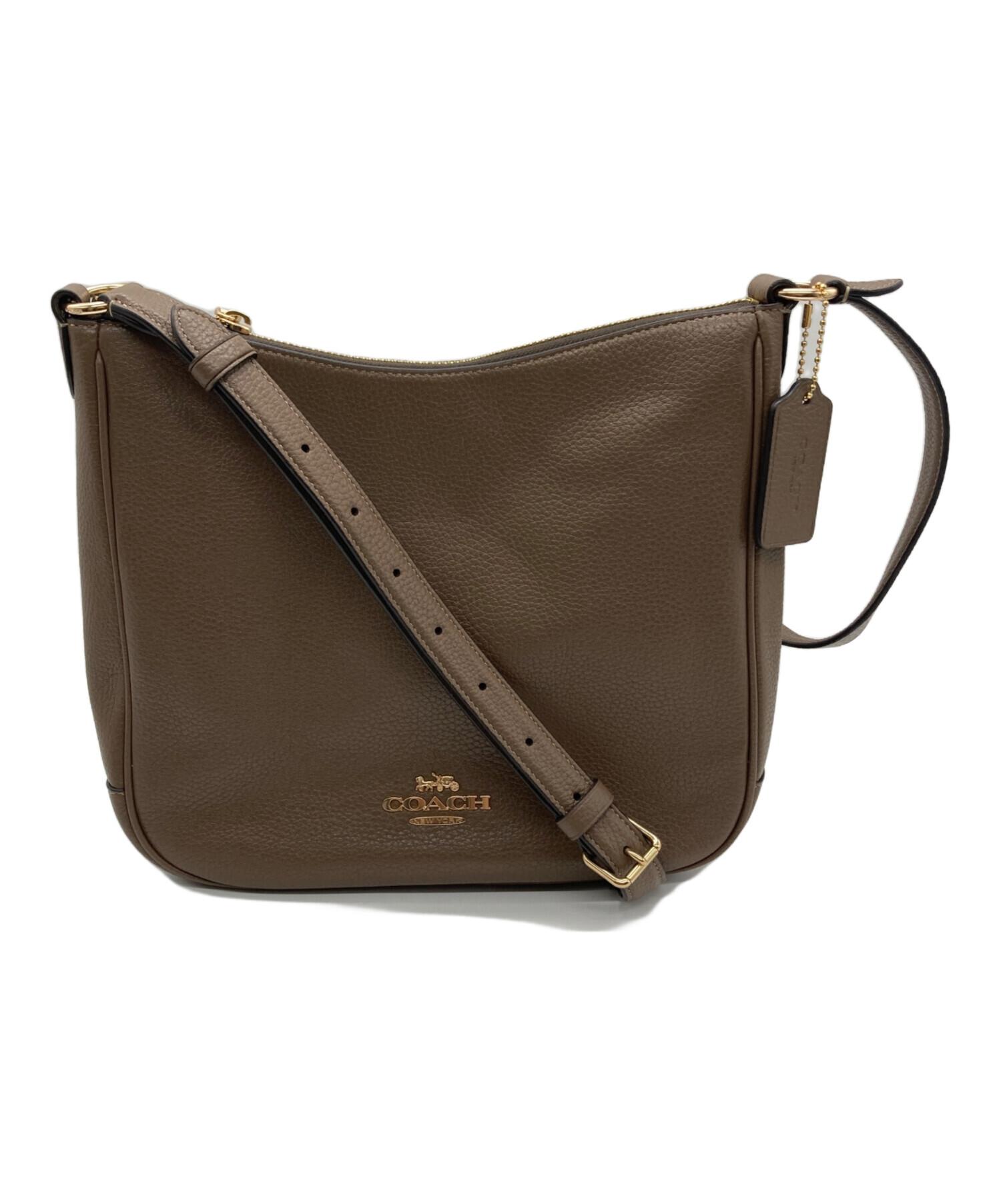 中古・古着通販】COACH (コーチ) エリー ファイル バッグ ベージュ 