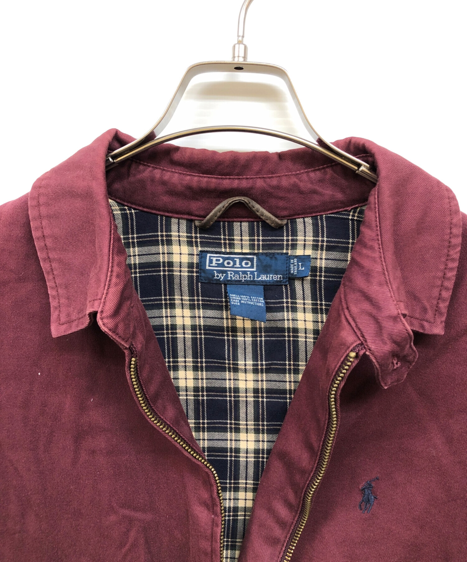 Polo Ralph Lauren スイングトップジャケット ポルトガル製 ポルトガル製 ポロラルフローレン フード付き スイングトップ メンズXL