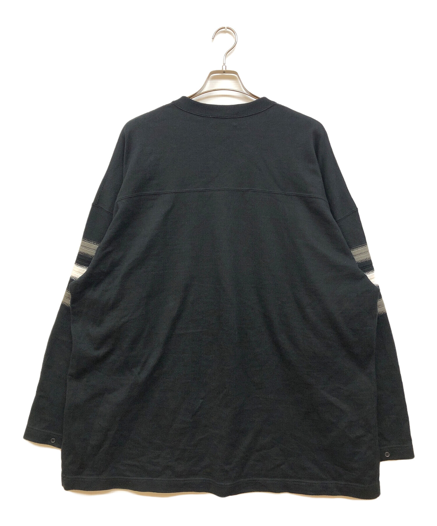 シャツ HEAVY OZ JERSEY JACQUARD SLEEVE HOCKEY COOTIE PRODUCTIONS / Heavy Oz Jersey Jacquard Sleeve Hockey Shirt
