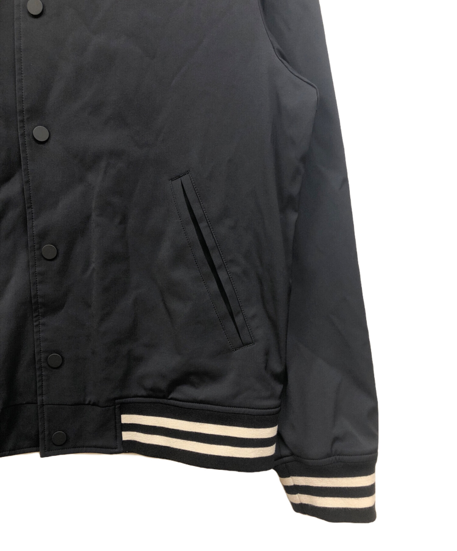 中古・古着通販】theory (セオリー) M NEOTERIC VARSITY JKT ブラック
